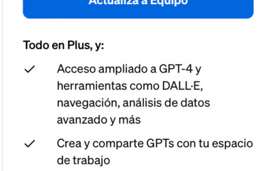 Chat Gpt Team Plan o Plan Equipo Chat GPT: Una Opción Ideal para Equipos Pequeños