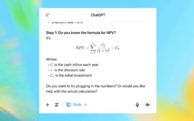 🧠 Modo Estudio de ChatGPT: así funciona la nueva forma de aprender paso a paso